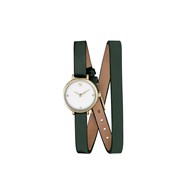 Montre femme analogique Trendy Kiss - Bracelet cuir véritable de vachette - Lucie