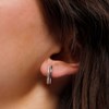 Boucles d'oreilles 'Créole Maya' Or et Diamants - vue V2