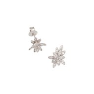 Boucles d'oreilles 'Bouquet' Or et Diamants
