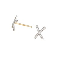Boucles d'oreilles ' Life' Or et Diamants