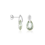 Boucles d'oreilles 'Bourgeon' Or et Diamants