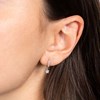Boucles d'oreilles 'Charms Star ' Or blanc et Diamants - vue V3