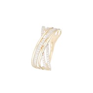 Bague ' Anne' Or jaune et Diamant