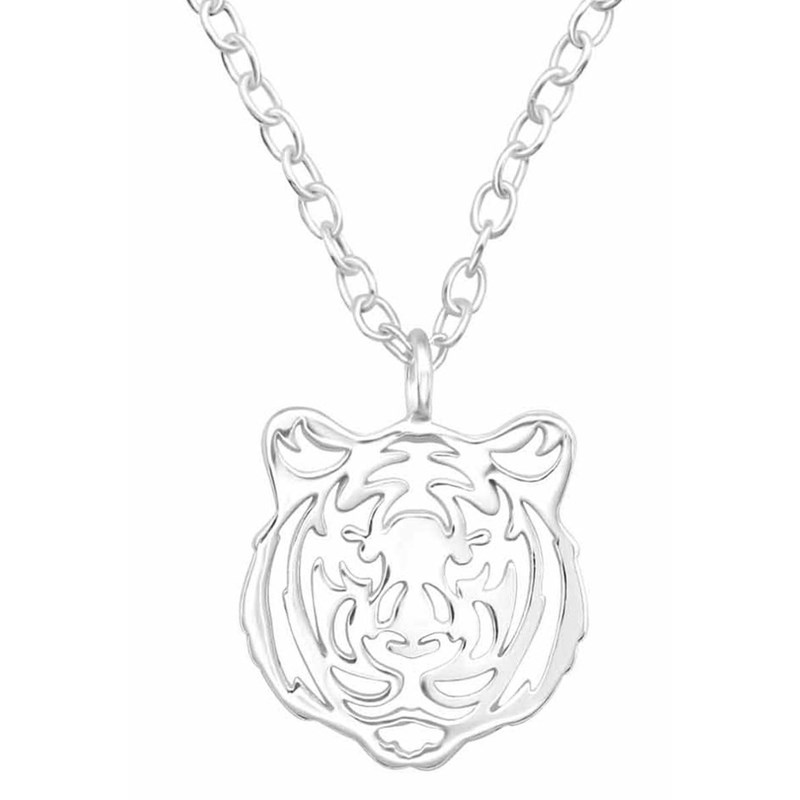 Collier tigre en argent 925/1000