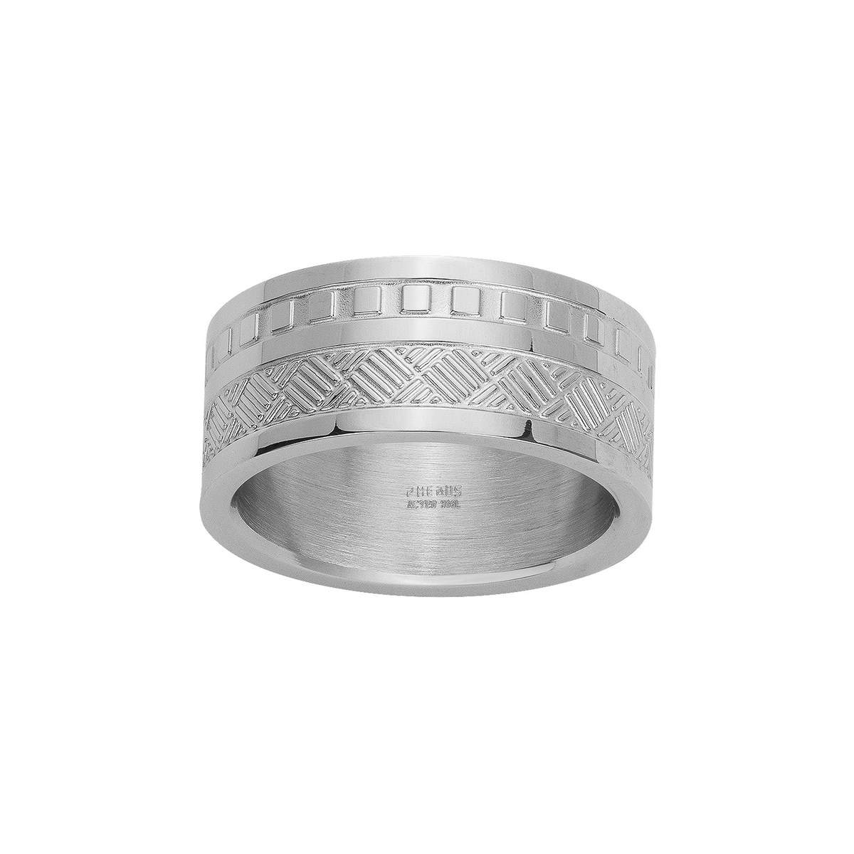 Bague Pour Homme En Acier 316L - Modèle Ismaël Collection Phebus - Bague Métal Uni, Idée Cadeau Homme