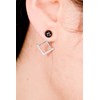Boucles d'oreilles pendantes en Argent - vue V3