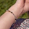 Collier, bracelet et boucles d'oreilles Serena en pierres Fluorite - vue V4