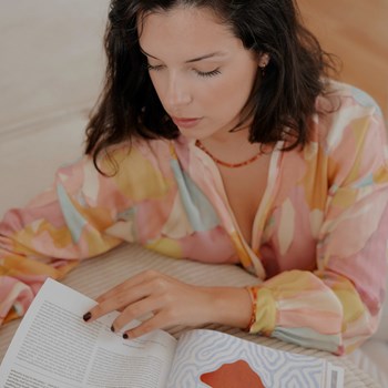 Collier, bracelet et boucles d'oreilles Serena en pierres Cornaline