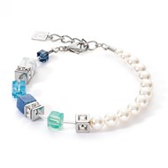 Bracelet Coeur de Lion Precious Fusion Pearls aqua