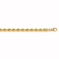 Bracelet Brillaxis maille corde or jaune 18 carats