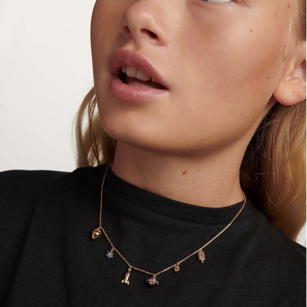 Collier PdPaola Les petites doré - vue 2