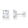 Boucles d'oreilles Thomas Sabo argent oxyde_x000D_
rectangulaire - vue V1