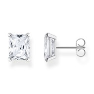 Boucles d'oreilles Thomas Sabo argent oxyde_x000D_
rectangulaire