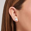 Boucles d'oreilles Thomas Sabo argent oxyde_x000D_
rectangulaire - vue V2