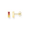 Boucles d'oreilles Thomas Sabo argent doré oxydes_x000D_
arc-en-ciel - vue V2