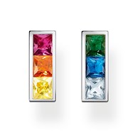 Boucles d'oreilles Thomas Sabo argent_x000D_
oxydes arc-en-ciel