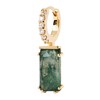 Boucle d'oreille individuelle PdPaola Kaori Agate ve_x000D_
rte - vue V1