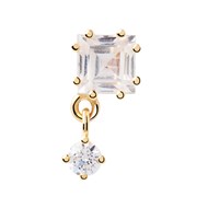 Boucle d'oreille individuelle PdPaola Eli dorée