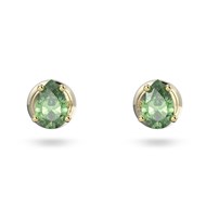 Boucles d'oreilles clous Swarovski Chroma vertes