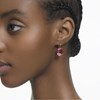 Boucles d'oreilles Swarovski Millenia rosées - vue V2
