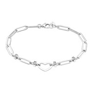 Bracelet Lotus Silver Coeur argent