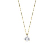 Collier Lotus Silver Charming Lady doré
