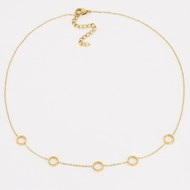 Collier Zag Bijoux Acier doré UNI