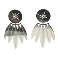 Boucles d'oreilles Zag Bijoux acier
