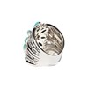 Bague 'Amancay' Turquoise 2,20ct et Argent Massif 925/1000 - vue V3