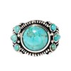 Bague 'Cihuateteo Turquoise' Argent 925 - vue V1