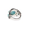 Bague 'Cihuateteo Turquoise' Argent 925 - vue V3