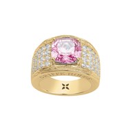 Bague MARGARET en Plaqué Or avec oxyde de zirconium rose