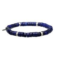 Bracelet Chakra Perles Heishi Lapis Lazuli