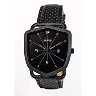 Black Reverso - Cuir Trafforato Noir