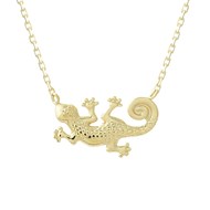 Collier salamandre Plaqué OR 750 3 microns