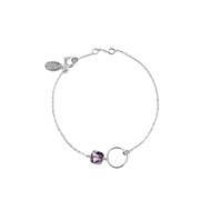 Bracelet argent 925 améthyste FIDJI
