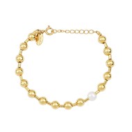 Bracelet doré à l'or fin diam6 métal KIARA