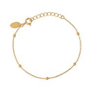 Bracelet Emi doré à l'or fin CHAINES SIMPLES