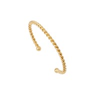 Bracelet jonc petit modèle doré à l'or fin JUSTINE