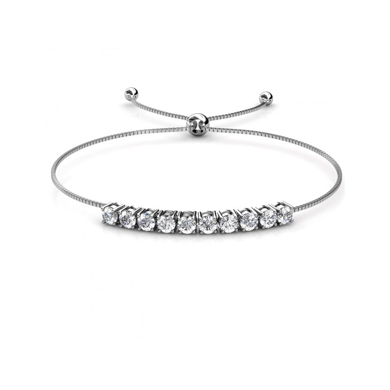 Bracelet Crystal Mia - Argenté et Cristal
