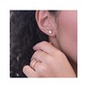 Boucles d'oreilles Kristine - Or Rosé et Cristal - vue V2