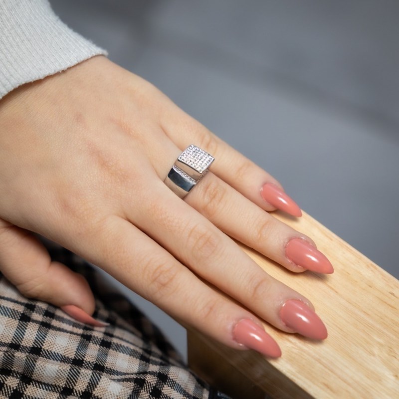 Votre Bague pour Femme Ornée Zirconium ROSERA - vue 2