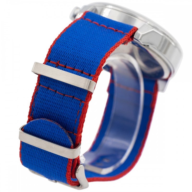 Belle Montre Homme Tissu Bleu GIORGIO - vue 3