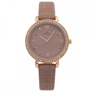 Jolie Montre Femme Beige Rose GIORGIO