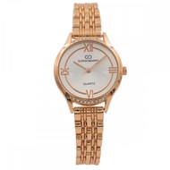 Montre pour Femme en Métal Rosé Strass GIORGIO