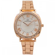 Montre Fashion Femme Métal Rosé Strass GIORGIO