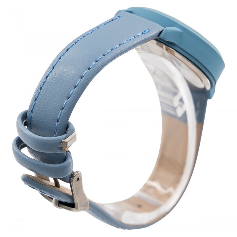 Montre Femme CHTIME bracelet Cuir Bleu - vue 3