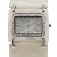 Montre Femme CHTIME bracelet Acier Blanc