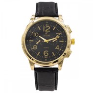 Montre Homme CHTIME bracelet Cuir Noir