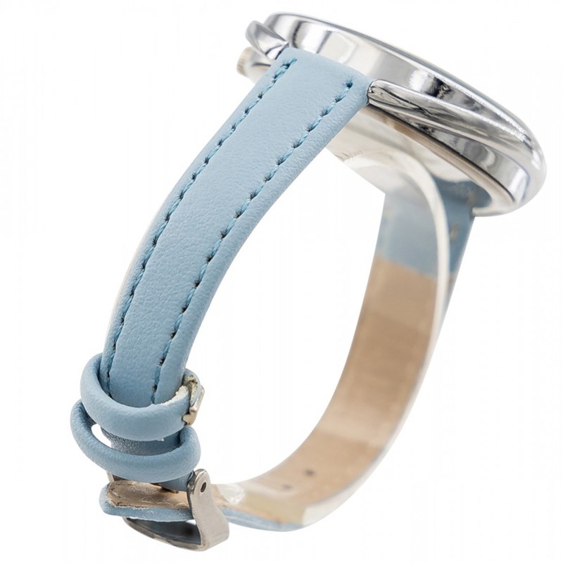 Montre Femme CHTIME bracelet Cuir Bleu - vue 3